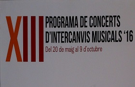 Concert  Intercanvi de la Societat Unió Musical de Polop